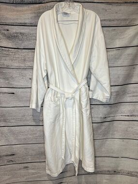 Westin Heavenly Bath White Hotel Spa Robe Shawl Collar 2 Pockets Soft Unisex